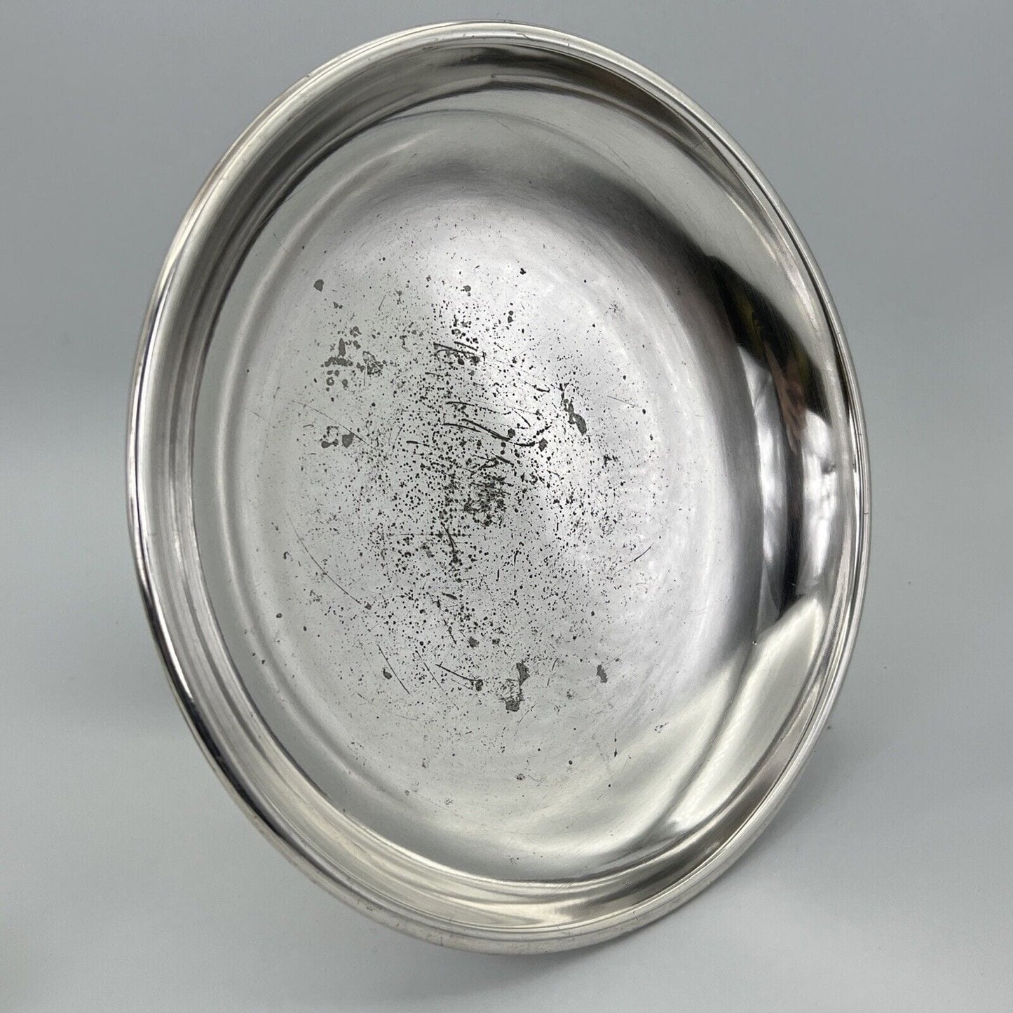 Alzata centrotavola in argento silver plate Fratelli Calderoni design anni '50 Categoria Sheffield & Argento