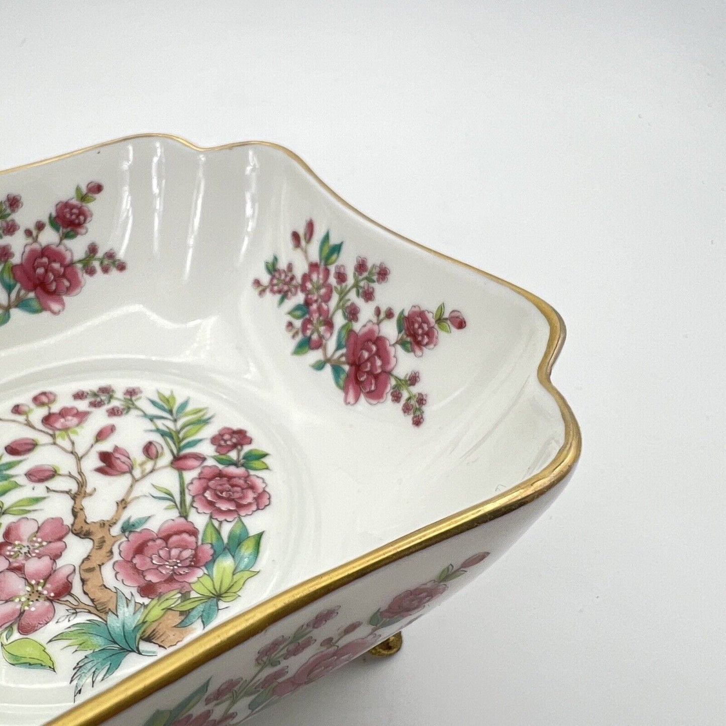 Antica alzata alzatina in porcellana Limoges centrotavola vintage piatto fiori A Categoria Alzate