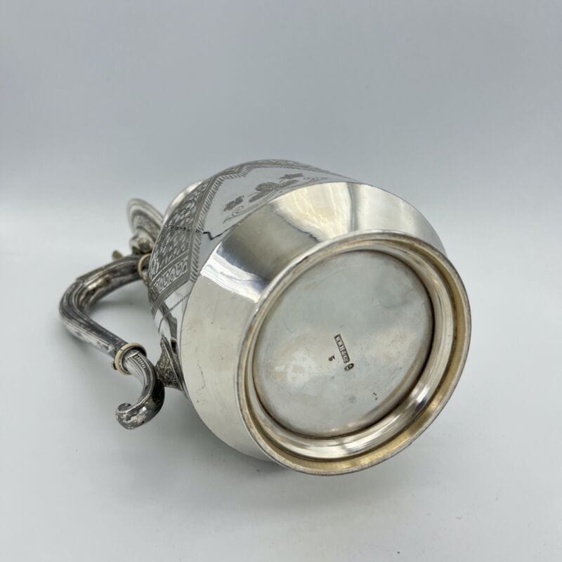 Antica caffettiera inglese in argento silver plate sheffield teiera epoca 800 A Categoria Sheffield & Argento