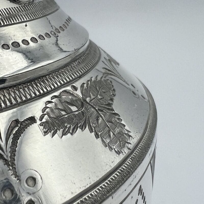Antica caffettiera inglese in argento silver plate sheffield teiera epoca 800 A Categoria Sheffield & Argento