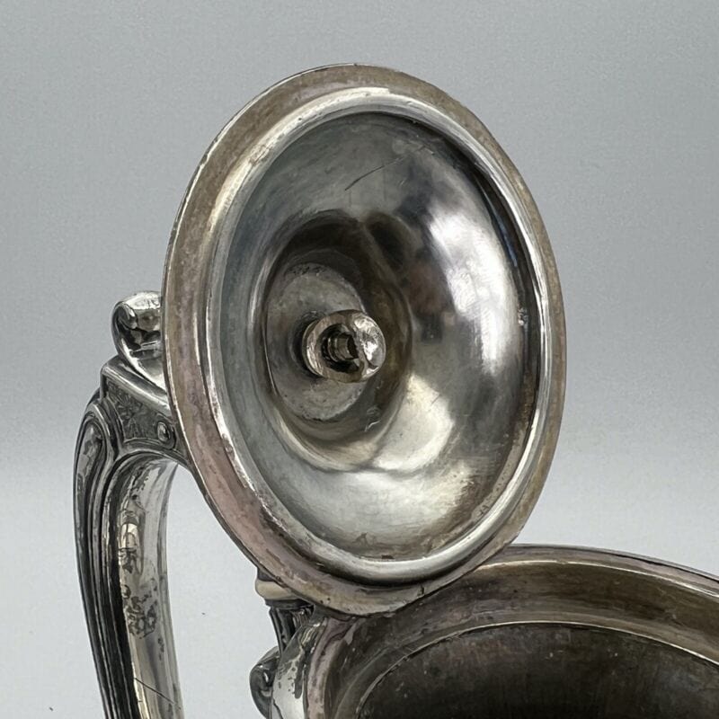 Antica caffettiera inglese in argento silver plate sheffield teiera epoca 800 A Categoria Sheffield & Argento