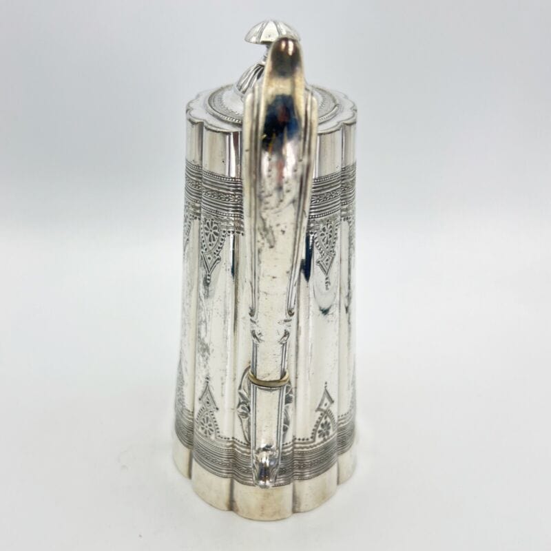 Antica Caffettiera inglese in argento silver plated sheffield epoca 800 Teiera F Categoria  Sheffield & Argento