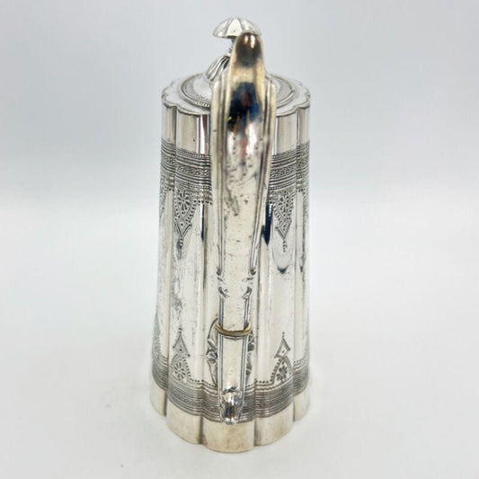 Antica Caffettiera inglese in argento silver plated sheffield epoca 800 Teiera F Categoria  Sheffield & Argento