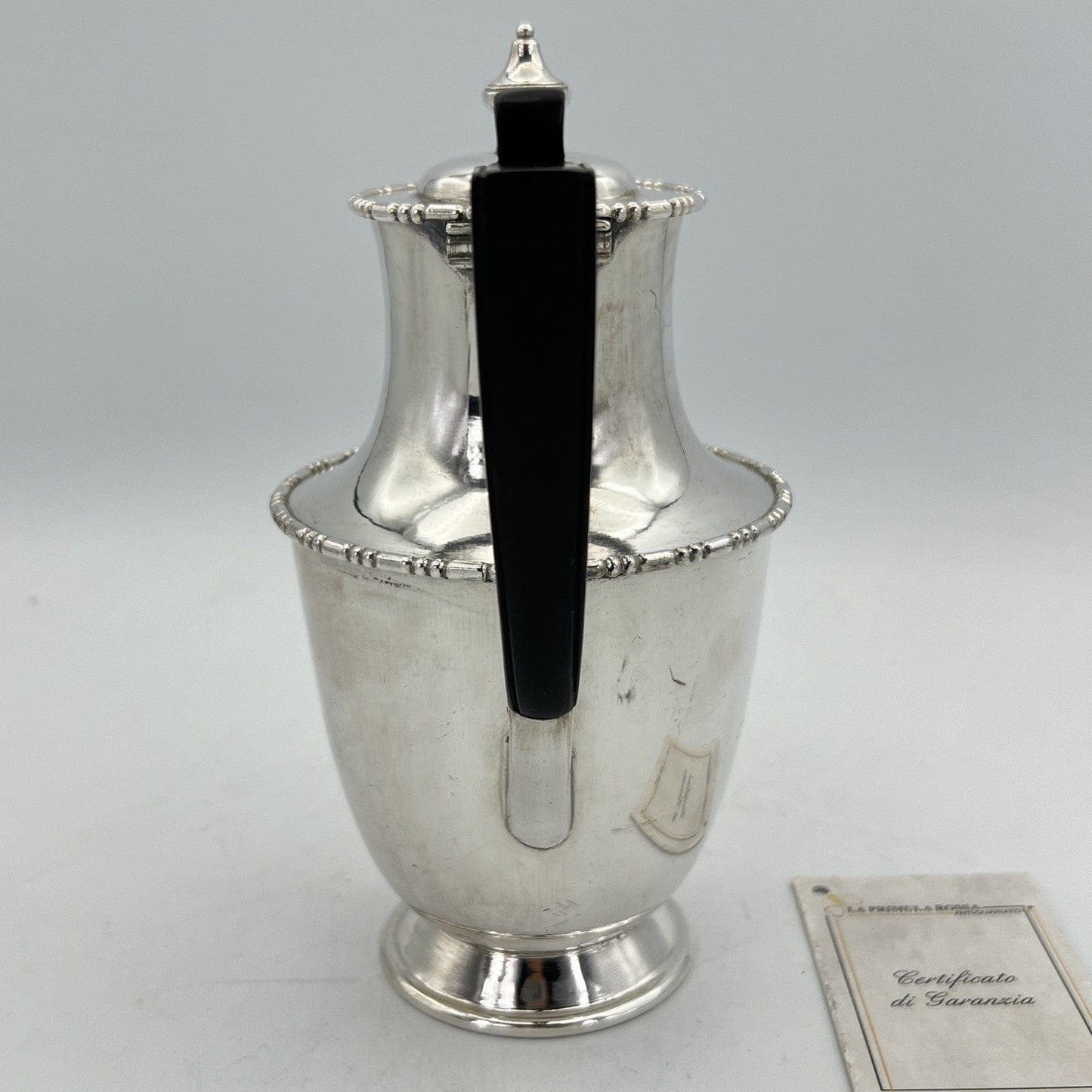 Antica caffettiera inglese in argento silver plated sheffield teiera d'epoca 900 Categoria Sheffield & Argento