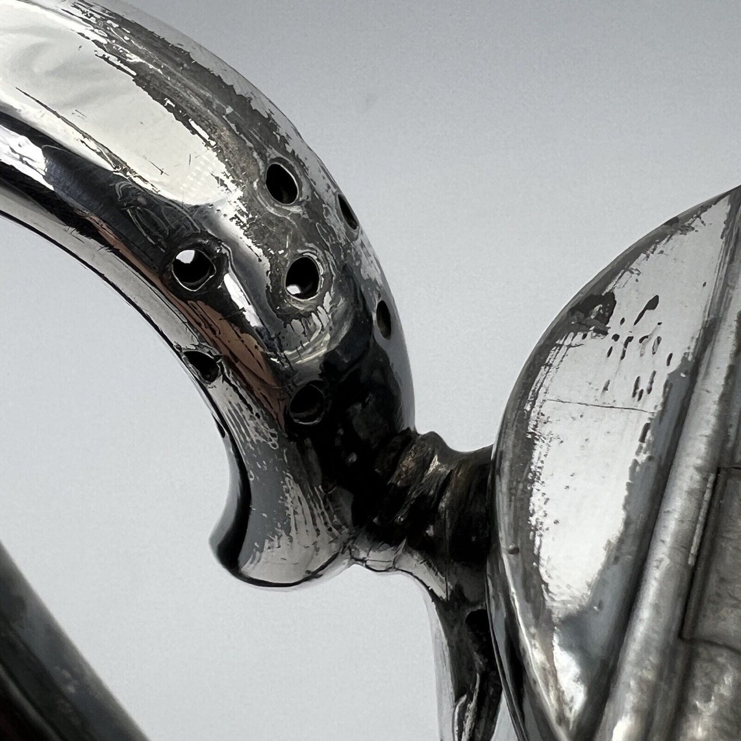 Antica caffettiera inglese in argento silver plated sheffield teiera d'epoca 900 Categoria Sheffield & Argento