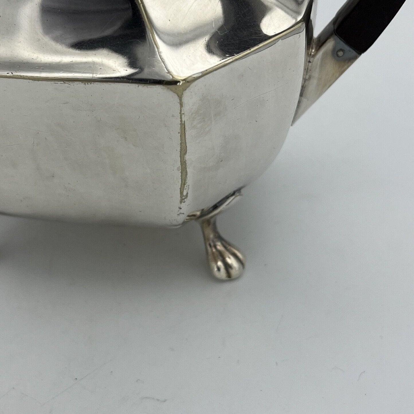 Antica Caffettiera inglese in argento silver plated sheffield Teiera stile deco Categoria Sheffield & Argento
