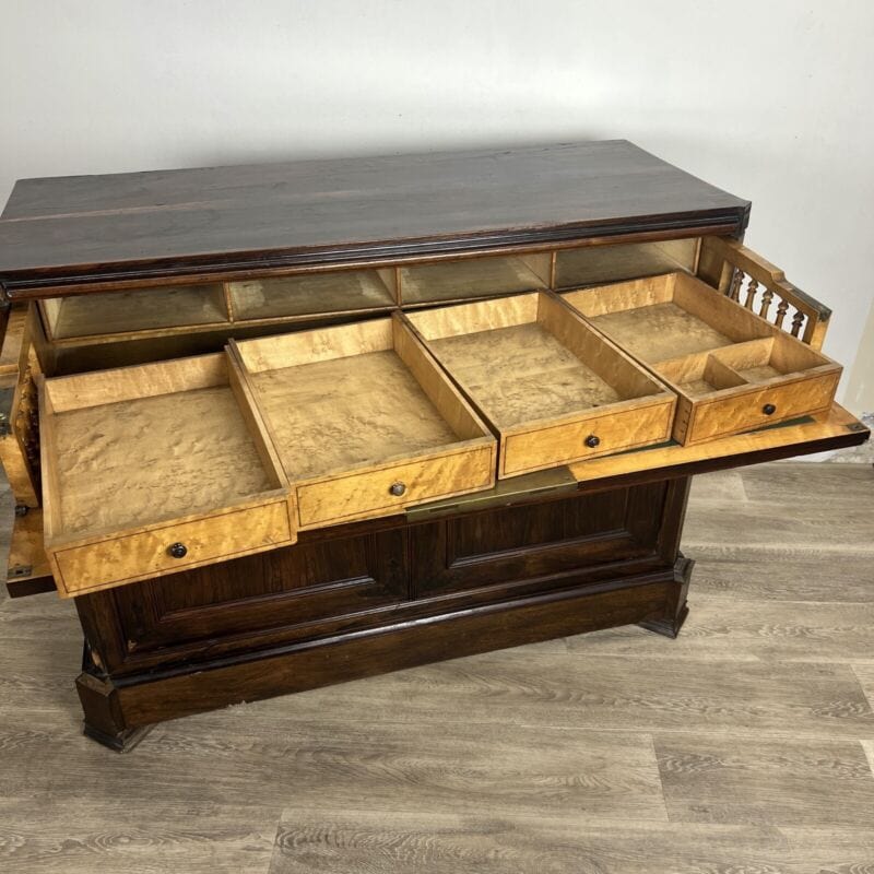 Antica Cassettiera Secretaire ribalta Mobile Cassettone Francese epoca 800 Categoria Arredamento