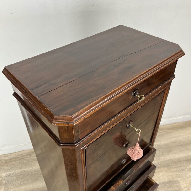 Antica Cassettiera Settimino Secretaire Settimanale Mobile cassetti D'epoca 800 Categoria Arredamento