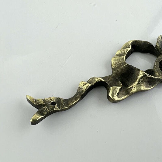 Antica Cimasa d'epoca in bronzo fregio fiocco per mobile accessori ferramenta Categoria Accessori & Ferramenta d'epoca