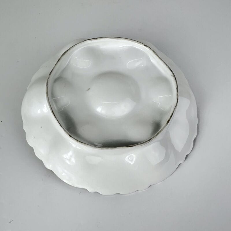 Antica Ciotola Antipastiera in porcellana piatto decoro Rose centrotavola 900 Categoria  Centrotavola e Ciotole