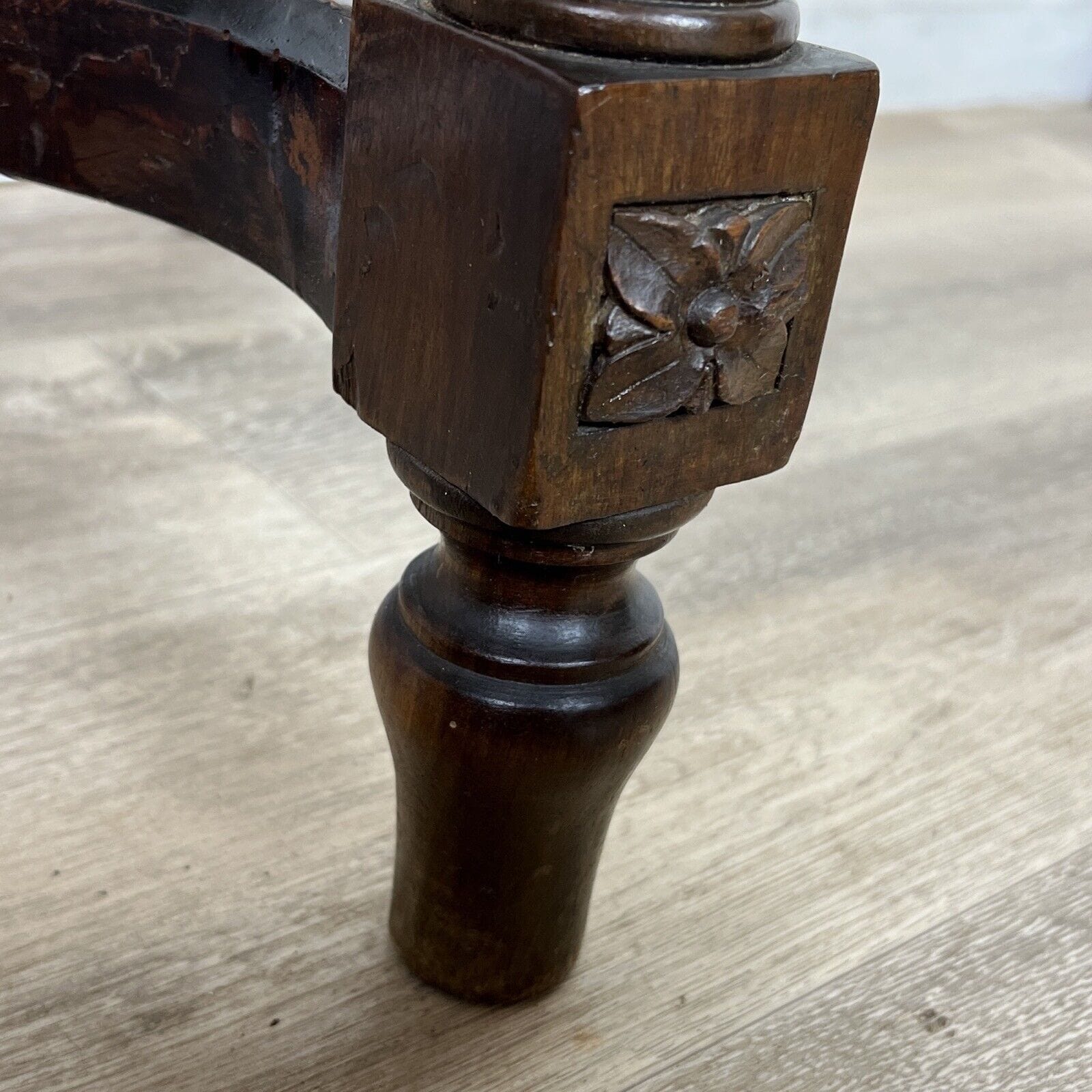 Antica Consolle Stile Luigi Filipp  in legno di noce da ingresso epoca 800 marmo Categoria  Tavoli - tavolinetti