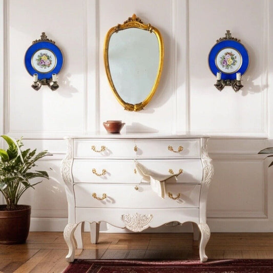 Antica coppia di Applique in ottone bronzo a due luci Lampade stile Liberty Categoria Lampade Appliques