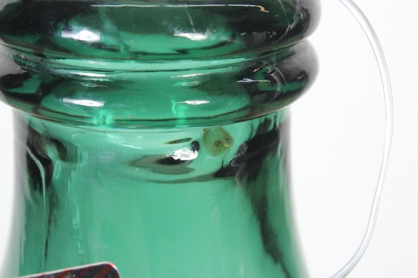 Antica Damigiana in vetro da 54 litri vecchio lampada verde chiaro con luci Categoria Vetri e Cristalli