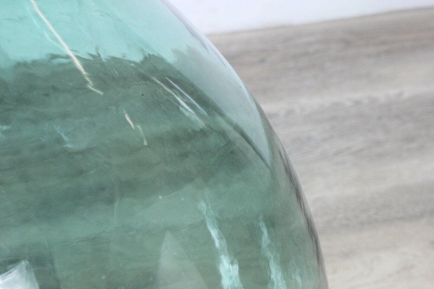 Antica Damigiana in vetro da 54 litri vecchio lampada verde chiaro con luci Categoria Vetri e Cristalli