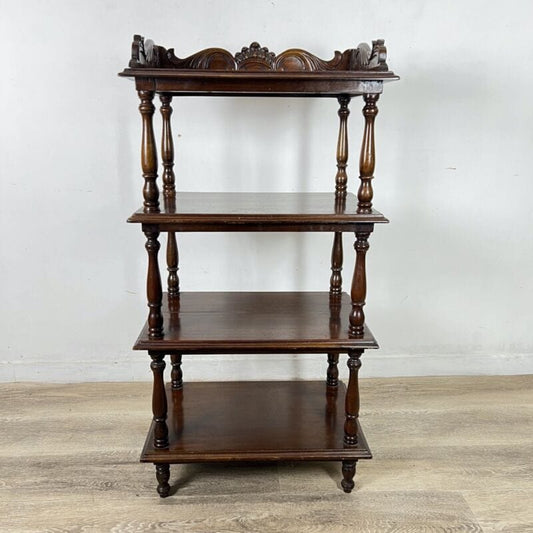 Antica Etagere libreria in legno vecchio mobile 800 a più ripiani per ufficio Categoria Scrittoi & Ribalte