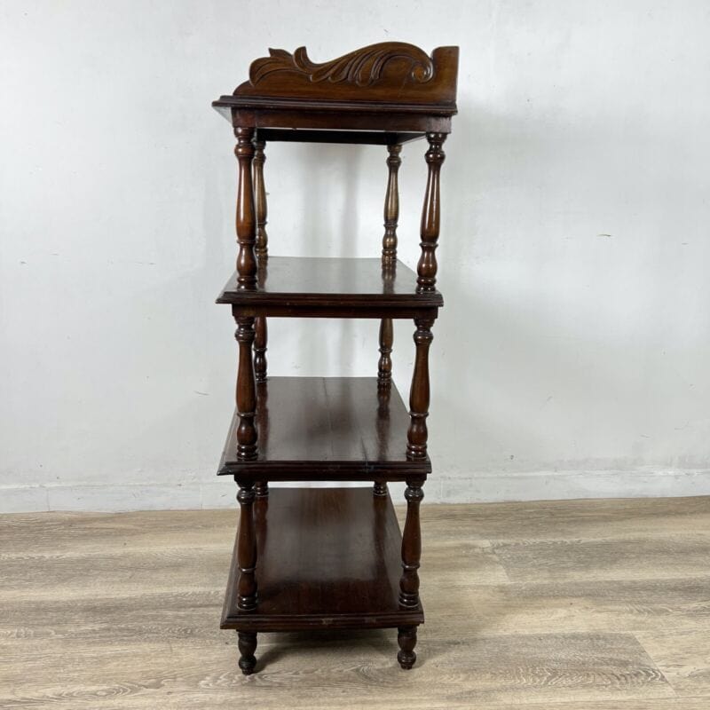 Antica Etagere libreria in legno vecchio mobile 800 a più ripiani per ufficio Categoria Scrittoi & Ribalte