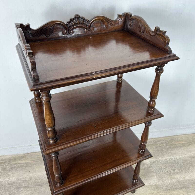 Antica Etagere libreria in legno vecchio mobile 800 a più ripiani per ufficio Categoria Scrittoi & Ribalte
