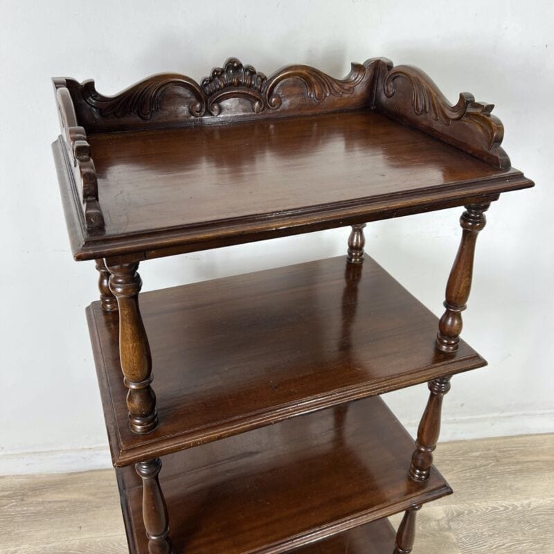 Antica Etagere libreria in legno vecchio mobile 800 a più ripiani per ufficio Categoria Scrittoi & Ribalte