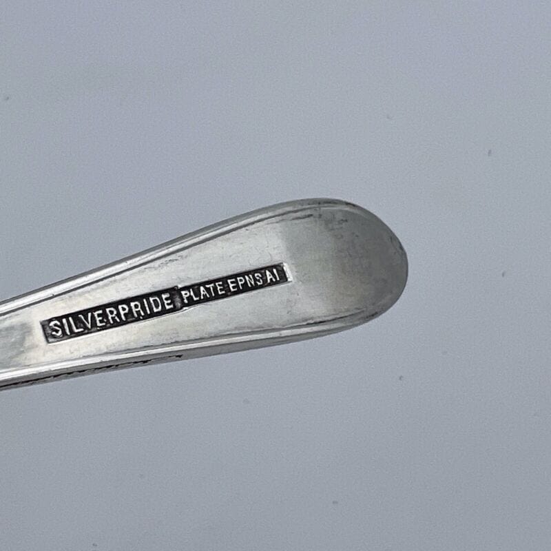 Antica Forchettina d'epoca in argento sheffield vecchia forchetta per sottaceti Categoria Sheffield & Argento