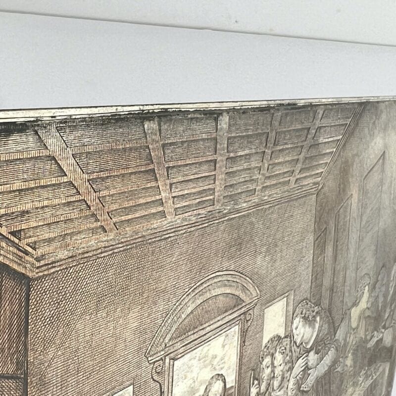 Antica lastra in Rame e Argento Ultima Cena Matrice per incisioni epoca 800 Gesu Categoria Oggetti sacri - rosari
