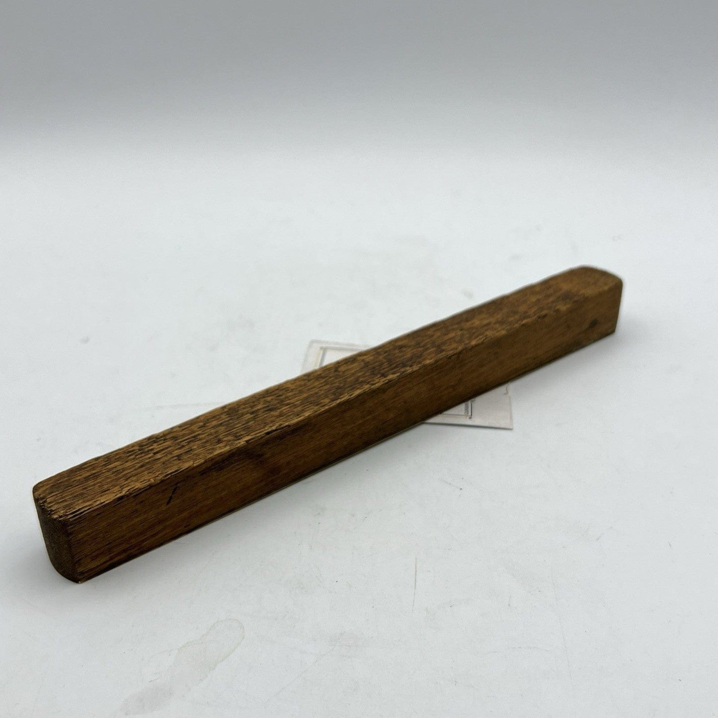 Antica livella bolla in legno e ottone vecchio strumento vintage Hockley Abbey Categoria Attrezzi e Strumenti