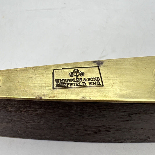 Antica livella bolla in legno e ottone vecchio strumento vintage Marples & sons Categoria Attrezzi e Strumenti