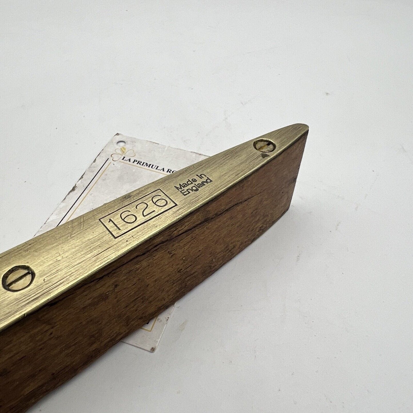 Antica livella da due bolle in legno e ottone vecchio strumento vintage Rabone Categoria Attrezzi e Strumenti