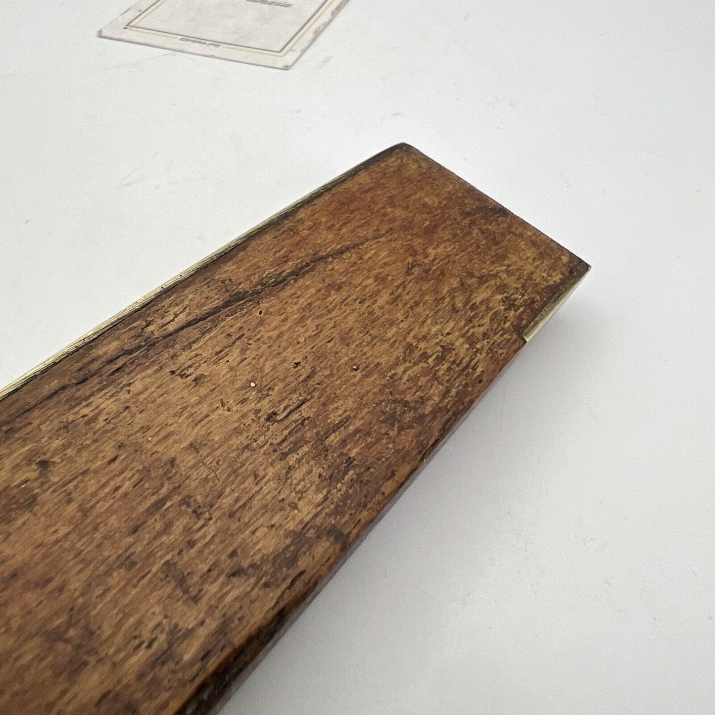Antica livella da due bolle in legno e ottone vecchio strumento vintage Rabone Categoria Attrezzi e Strumenti