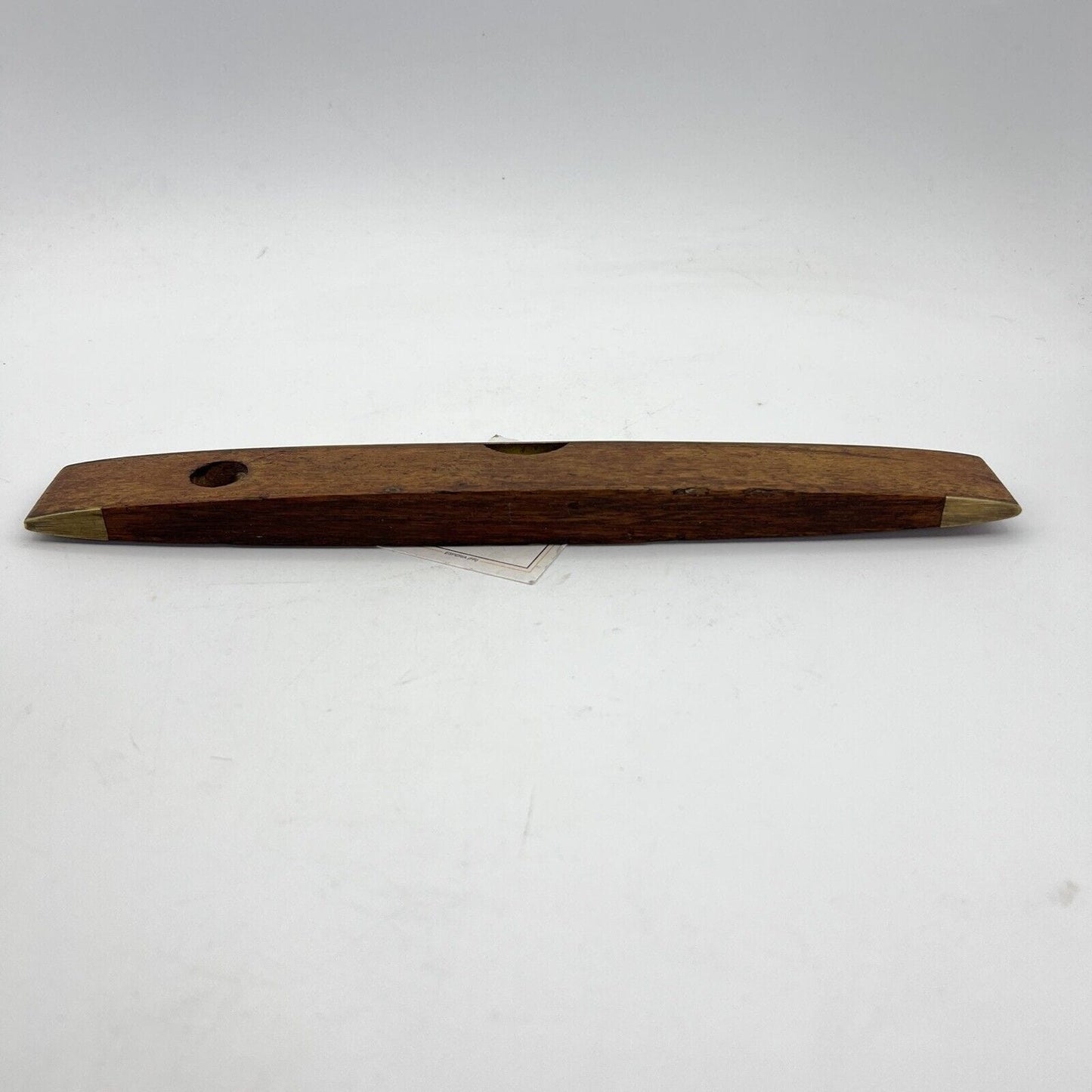 Antica livella da due bolle in legno e ottone vecchio strumento vintage Rabone Categoria Attrezzi e Strumenti