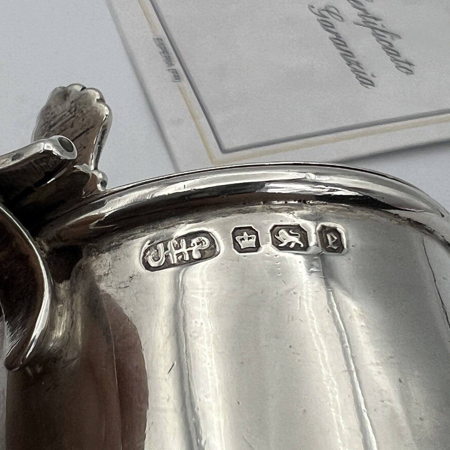 Antica mostardiera in Argento sterling silver 925 da tavola con cucchiaino 1897 Categoria Sheffield & Argento
