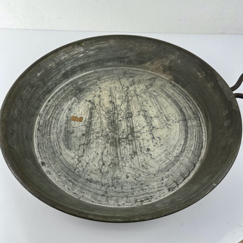 Antica Padella in rame stagnata vecchia pentola tegame teglia casseruola 900 Categoria altro