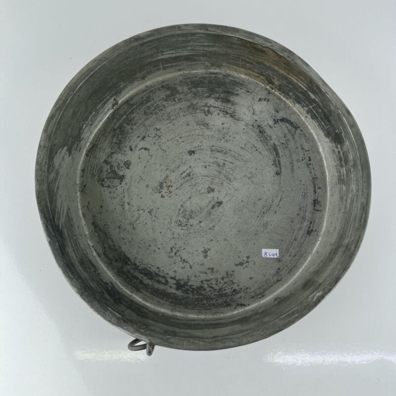Antica Padella in rame vecchia pentola tegame teglia stagnata casseruola d'epoca Categoria Ottone
