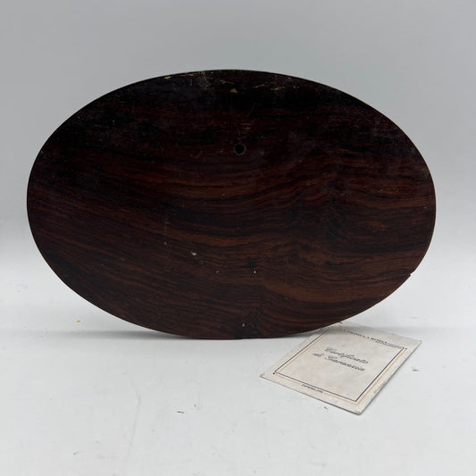 Antica Placca decorativa in legno intarsiato con scena orientale Omar Khayyam Categoria altro