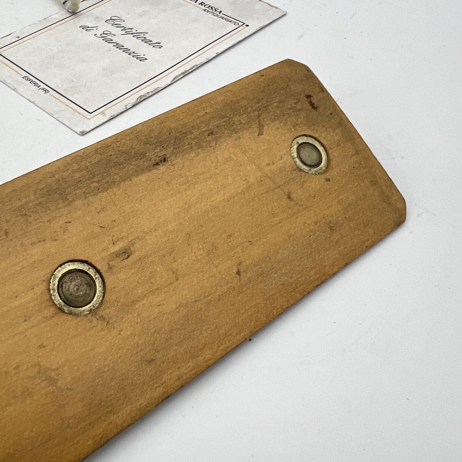 Antica riga righello inglese vintage in legno da scrivania per disegno epoca 900 Categoria  Attrezzi e Strumenti
