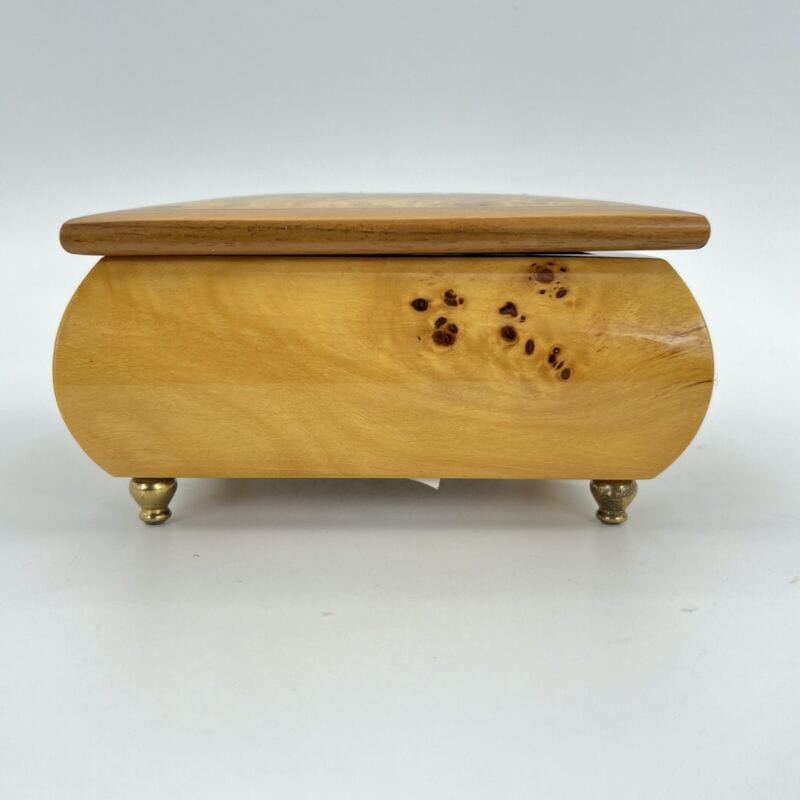 Antica Scatola sorrentina vintage portagioie in legno scatolina intarsiata 1950 Categoria Scatole in legno
