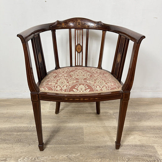 Antica sedia a pozzetto con braccioli poltrona poltroncina in di legno epoca 800 Categoria  Sedie