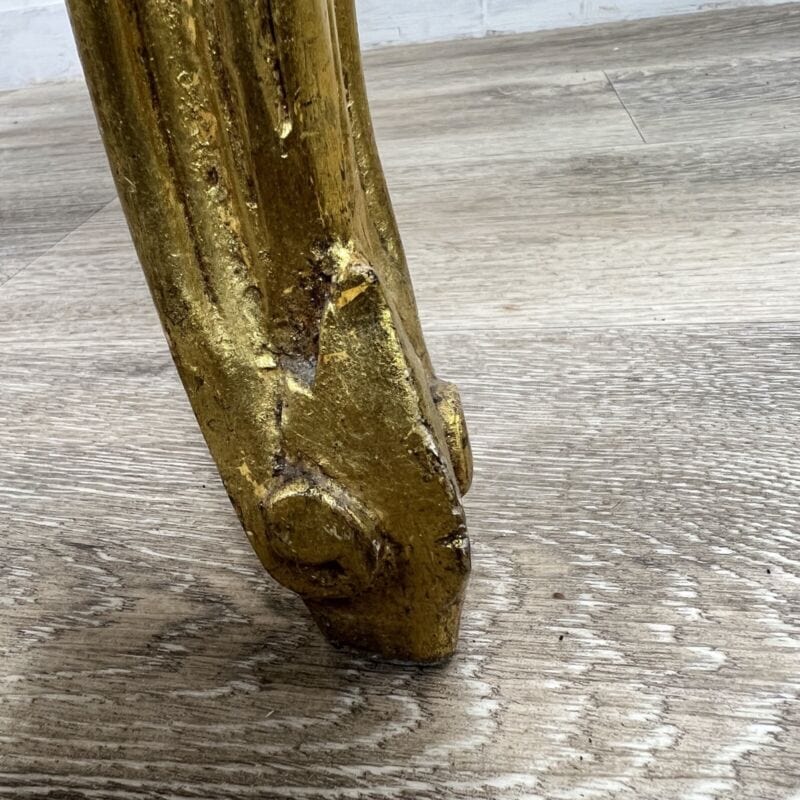 Antica sedia con braccioli poltrona in legno oro stile Luigi XVI Barocco dorata Categoria  Arredamento