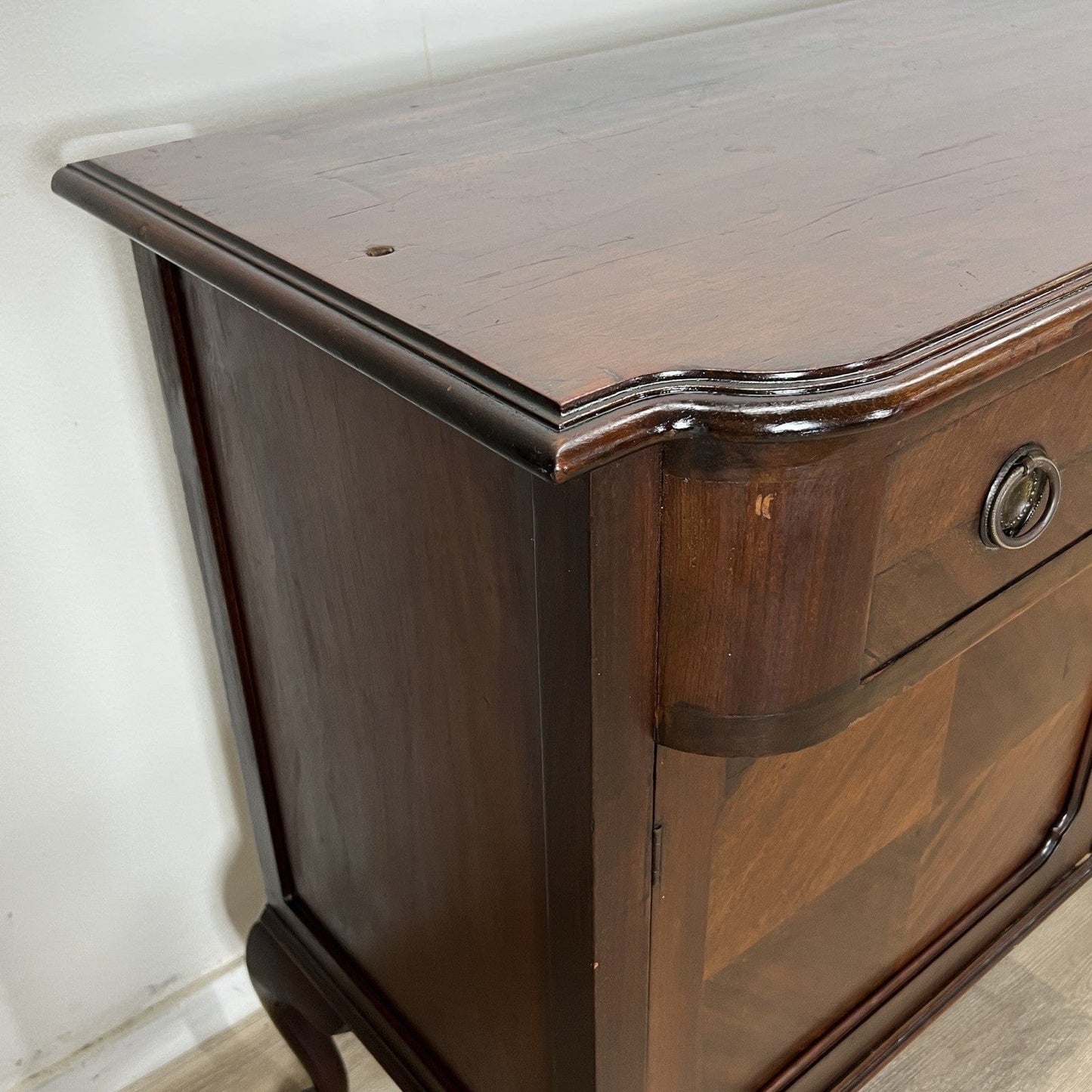 Antica Servante Credenza anni 20 stile Queen Anne sideboard Mobile Bagno inglese Categoria Servante - Servantini
