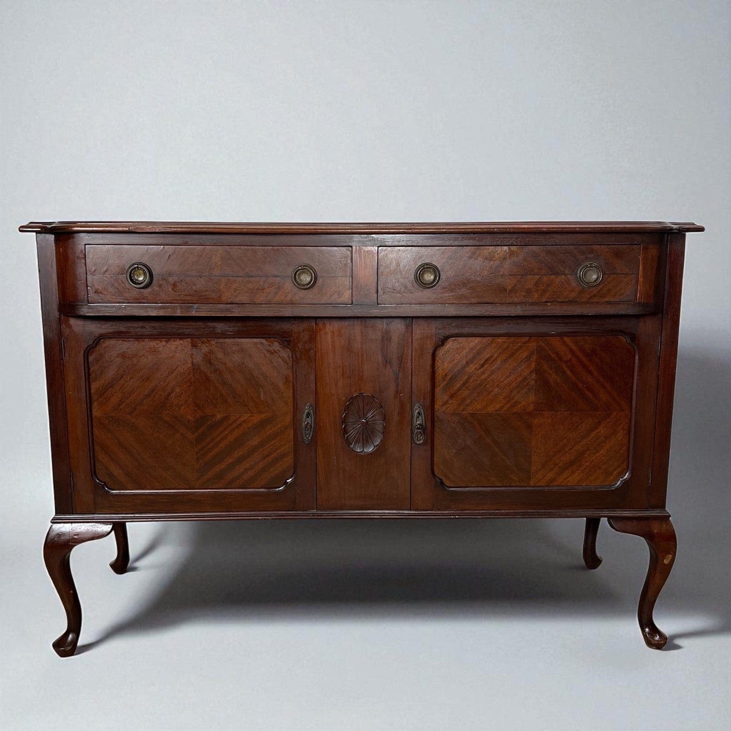 Antica Servante Credenza anni 20 stile Queen Anne sideboard Mobile Bagno inglese Categoria Servante - Servantini