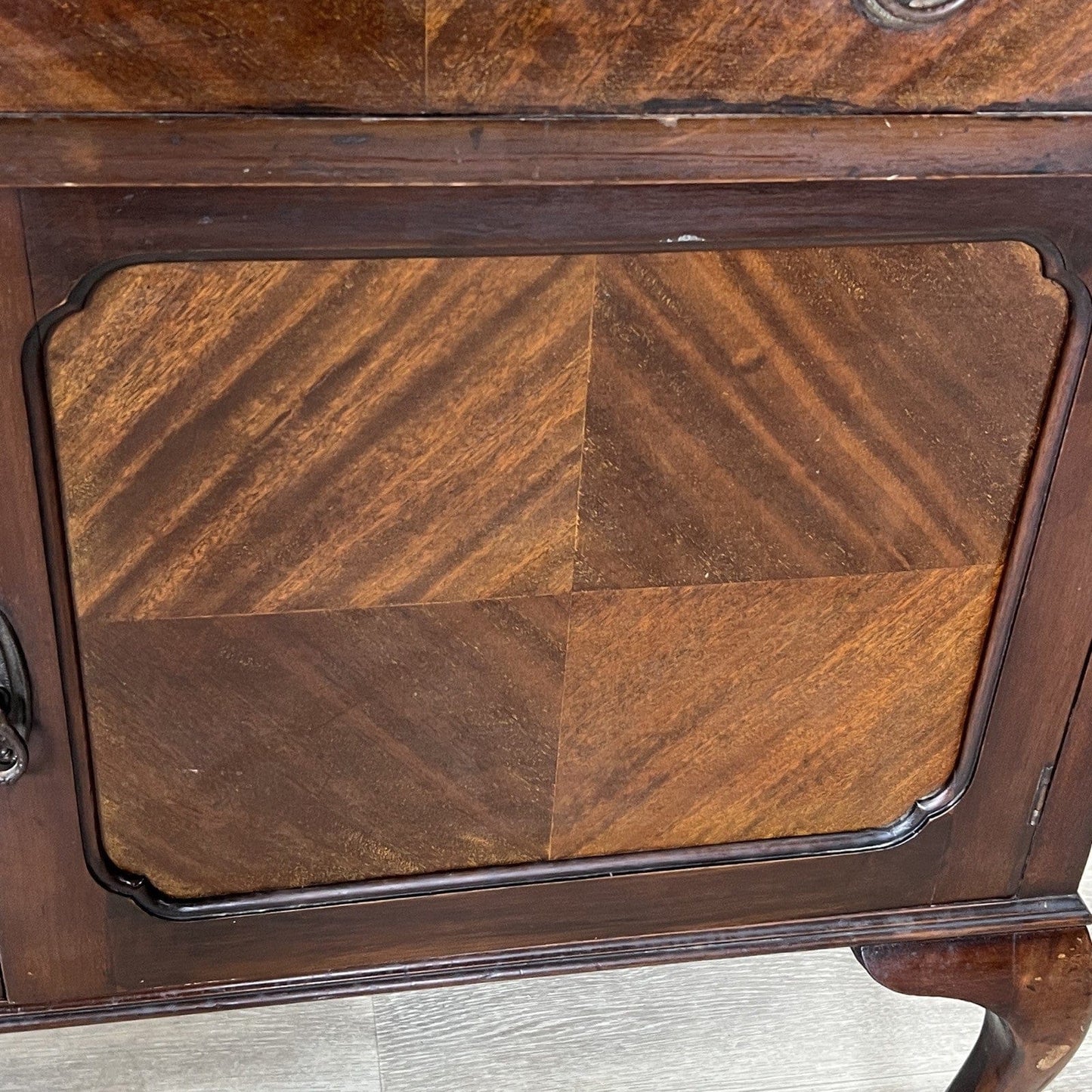 Antica Servante Credenza anni 20 stile Queen Anne sideboard Mobile Bagno inglese Categoria Servante - Servantini