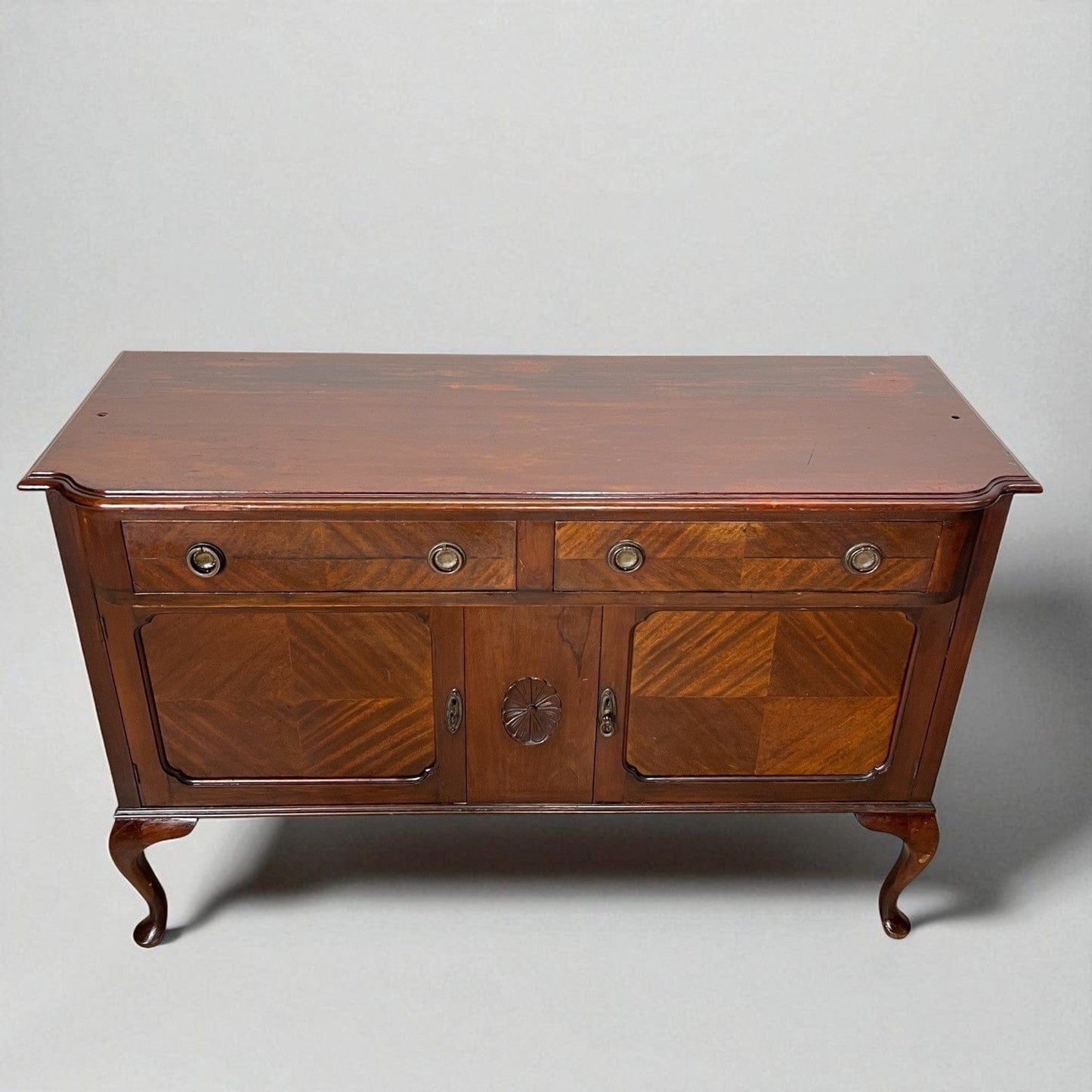 Antica Servante Credenza anni 20 stile Queen Anne sideboard Mobile Bagno inglese Categoria Servante - Servantini