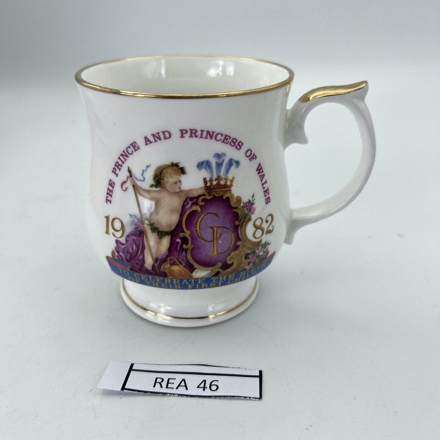 Antica Tazza da collezione in porcellana Nascita Principe William Casa Reale Categoria Collezionismo:Collezioni diverse:Altro collezioni diverse