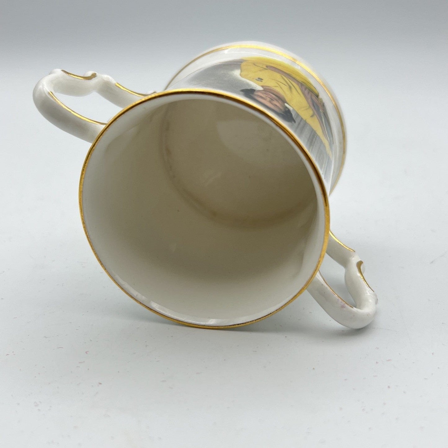 Antica Tazza Mug in Ceramica Inglese Regina Elisabetta II Casa Reale anni '70 Categoria Arte e antiquariato:Porcellana e ceramica:Altro porcellana e ceramica