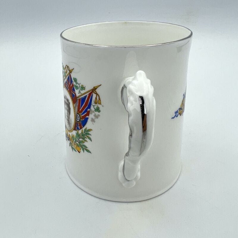 Antica Tazza Mug in porcellana Inglese Re Giorgio V Casa Reale commemorativa Categoria  Ceramiche e Porcellane