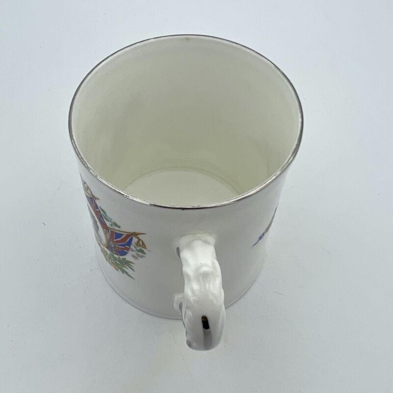 Antica Tazza Mug in porcellana Inglese Re Giorgio V Casa Reale commemorativa Categoria  Ceramiche e Porcellane