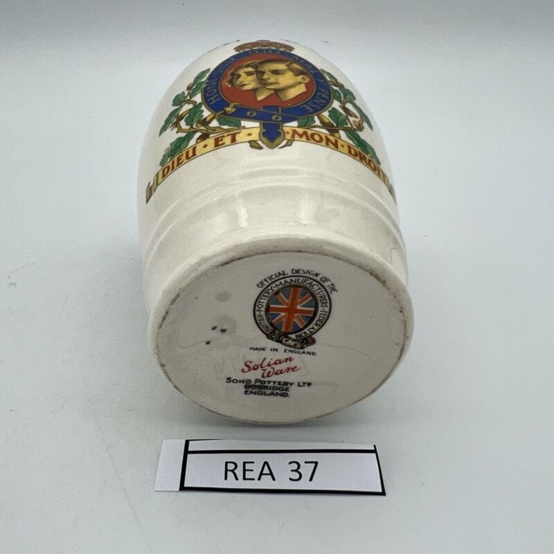 Antica Tazza Mug in porcellana Inglese Re Giorgio VI Casa Reale commemorativa Categoria Arte e antiquariato:Porcellana e ceramica:Altro porcellana e ceramica
