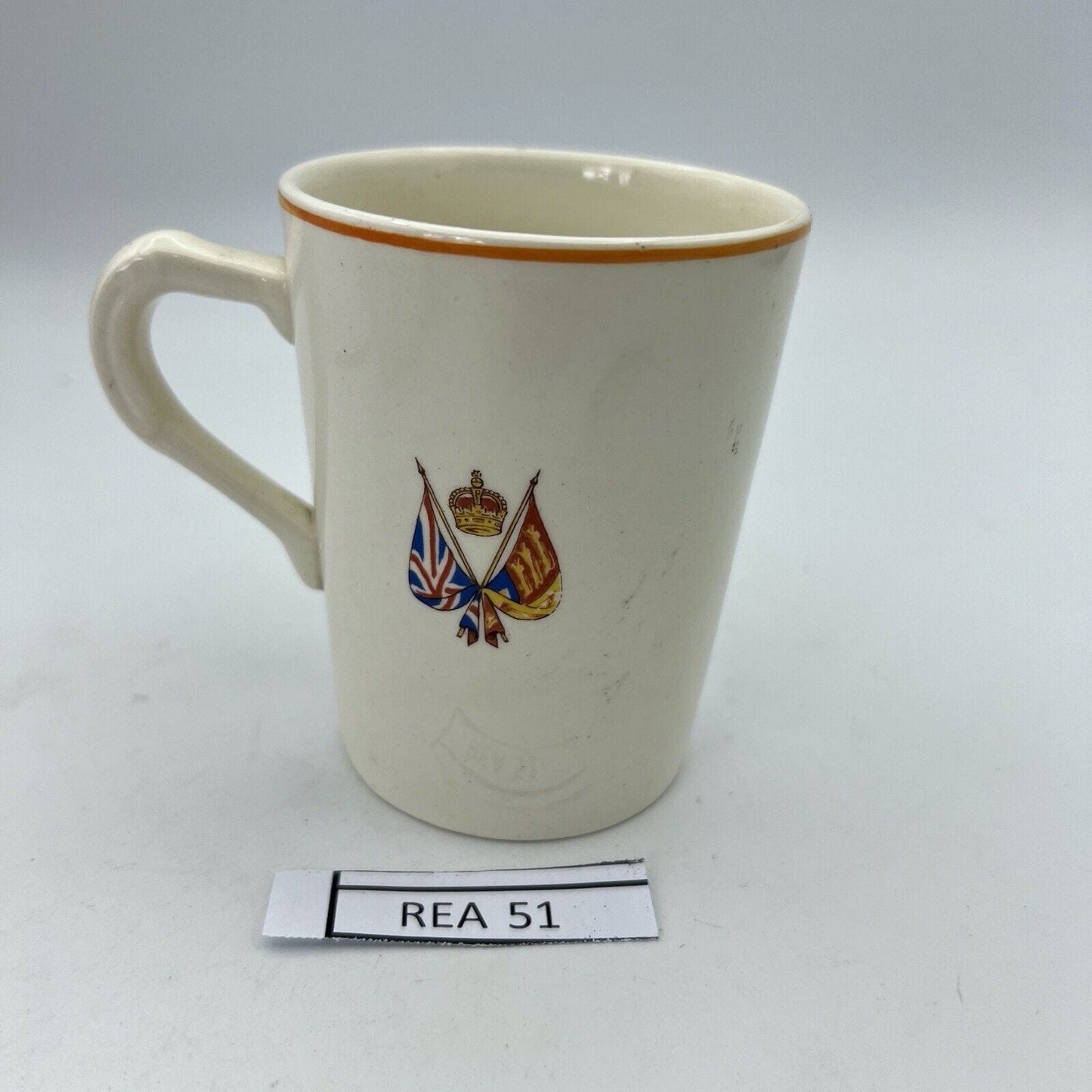 Antica Tazza Mug Inglese da collezione Re Giorgio V & Mary Casa Reale anno 1935 Categoria Arte e antiquariato:Porcellana e ceramica:Altro porcellana e ceramica