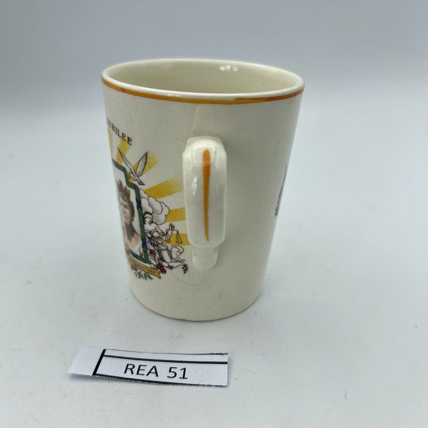Antica Tazza Mug Inglese da collezione Re Giorgio V & Mary Casa Reale anno 1935 Categoria Arte e antiquariato:Porcellana e ceramica:Altro porcellana e ceramica