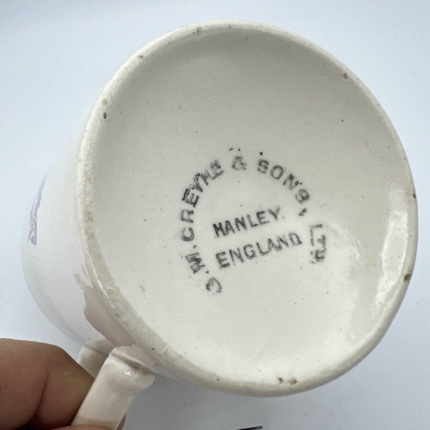 Antica Tazza Mug Inglese da collezione Re Giorgio V & Mary Casa Reale anno 1935 Categoria Arte e antiquariato:Porcellana e ceramica:Altro porcellana e ceramica