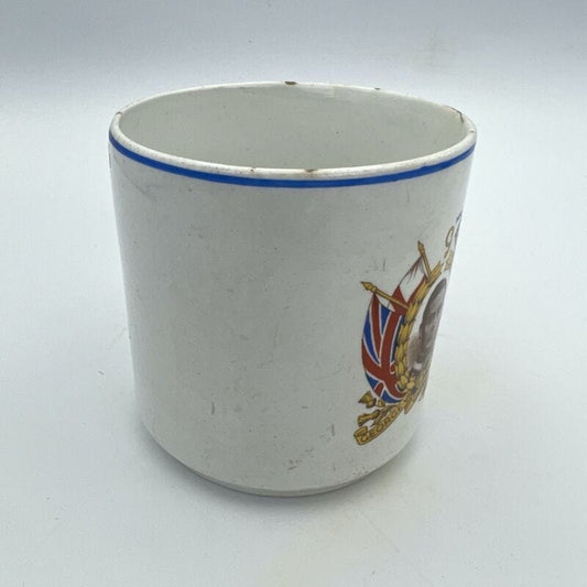 Antica Tazza Mug Inglese da collezione Re Giorgio VI Casa Reale commemorativa Categoria  Ceramiche e Porcellane